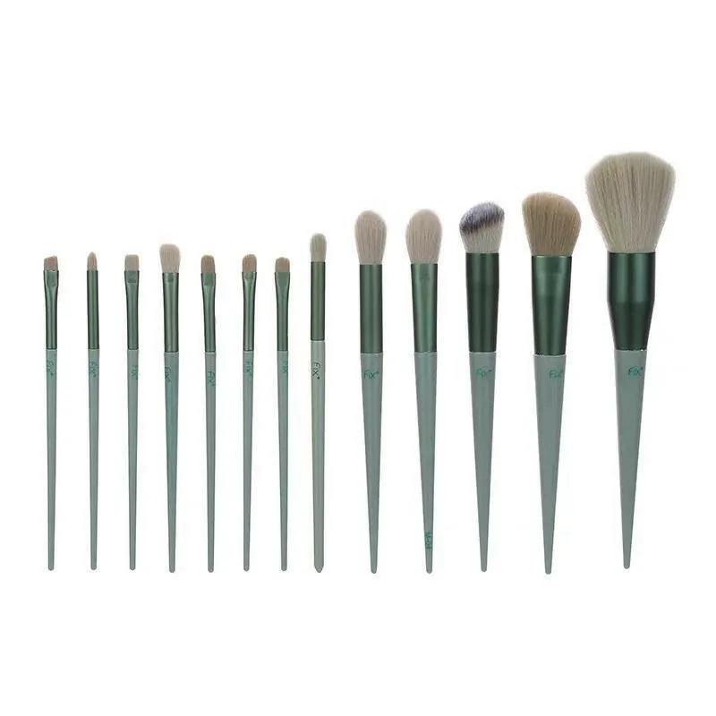 13pcs Makeup Brush Set – Concealer, Blush, Powder, Eyeshadow, Highlighter & Foundation Brushes, Cosmetic Beauty Tools