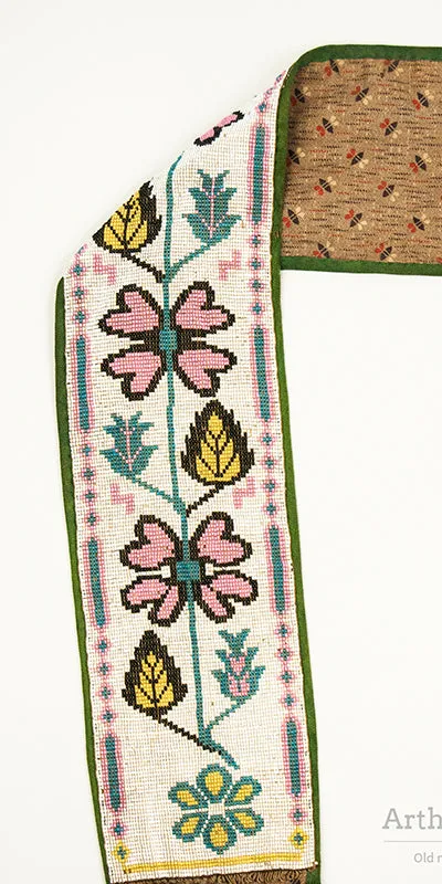1880's Ojibwe Bandolier Bag