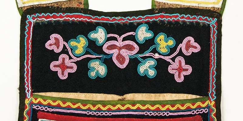 1880's Ojibwe Bandolier Bag