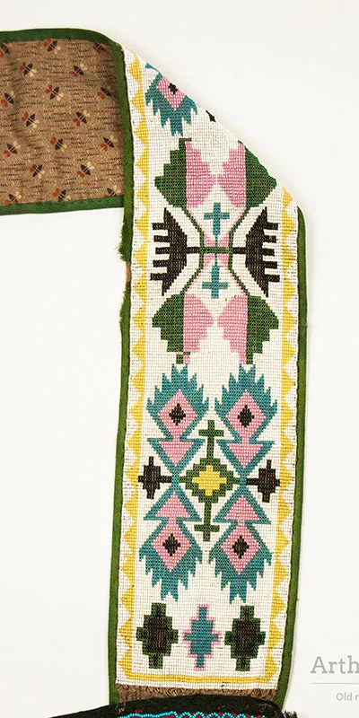 1880's Ojibwe Bandolier Bag