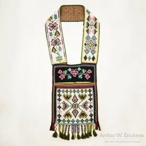 1880's Ojibwe Bandolier Bag