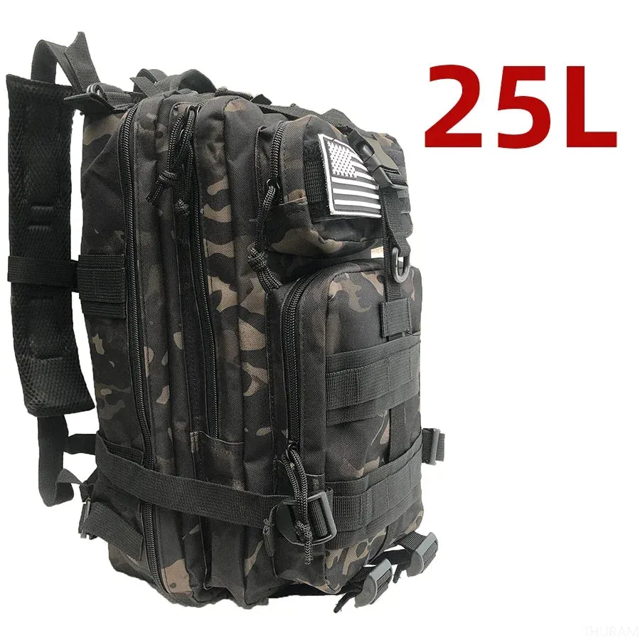 25L/50L 1000D Nylon Waterproof  Backpack Outdoor Rucksacks