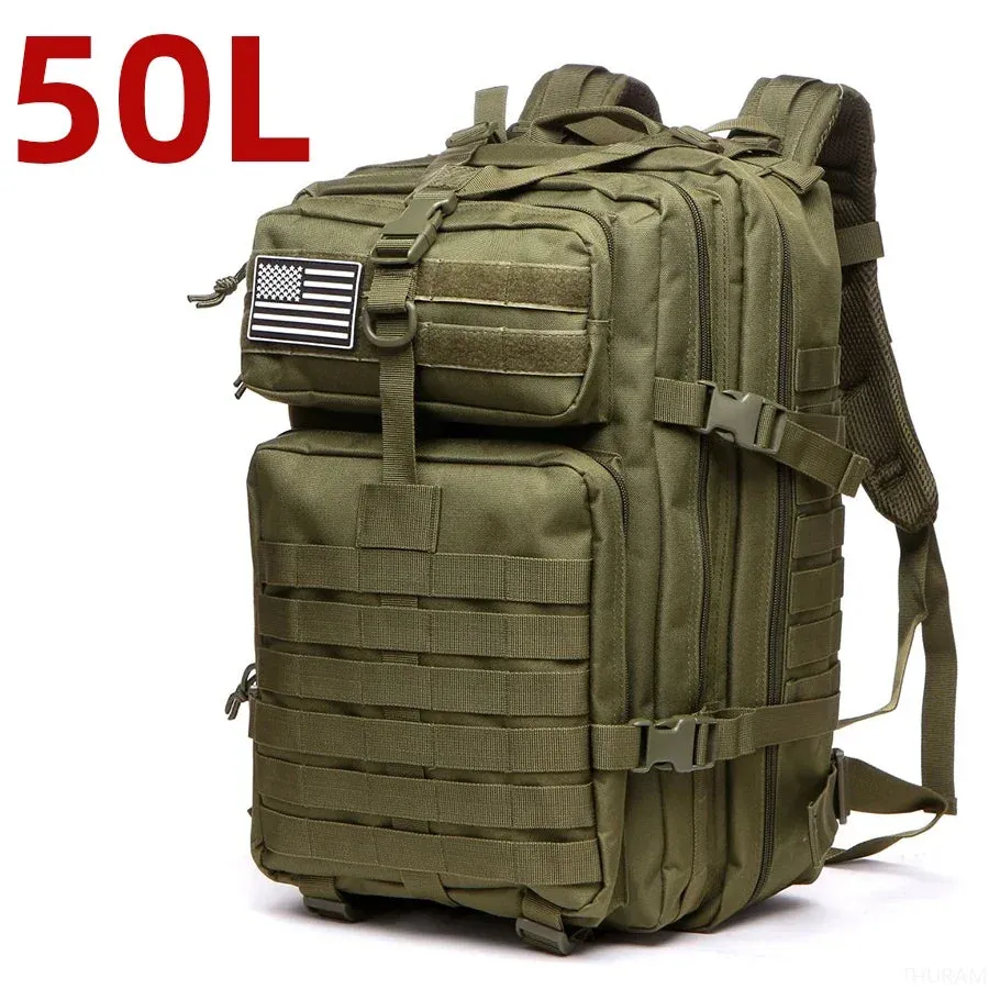 25L/50L 1000D Nylon Waterproof  Backpack Outdoor Rucksacks