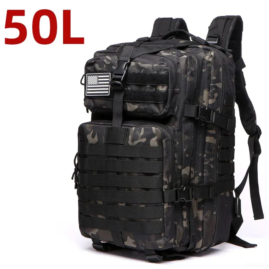 25L/50L 1000D Nylon Waterproof  Backpack Outdoor Rucksacks
