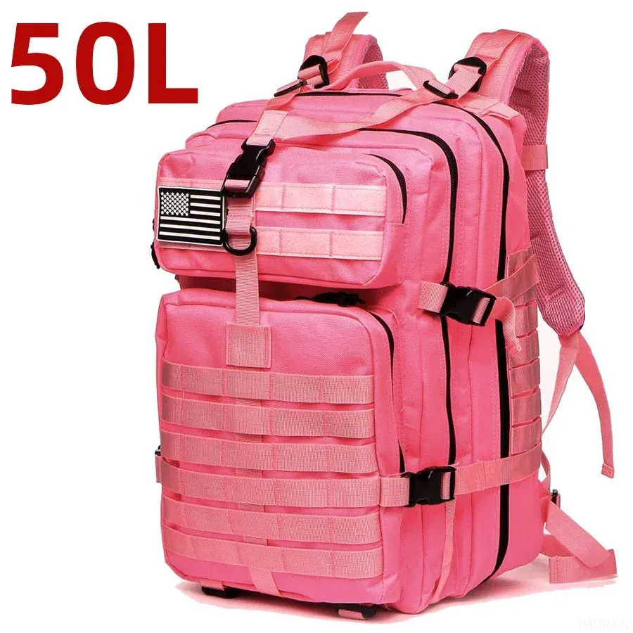 25L/50L 1000D Nylon Waterproof  Backpack Outdoor Rucksacks