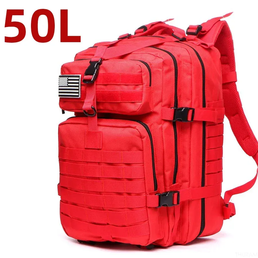 25L/50L 1000D Nylon Waterproof  Backpack Outdoor Rucksacks