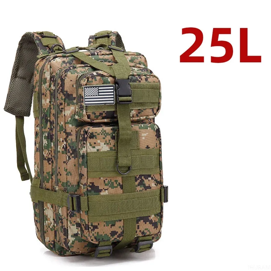25L/50L 1000D Nylon Waterproof  Backpack Outdoor Rucksacks