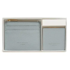Alice Wheeler Duck Egg Purse & Mirror Compact Gift Set
