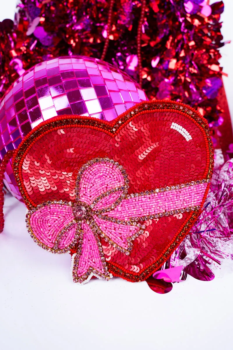 All My Heart Petite Seed Bead Purse