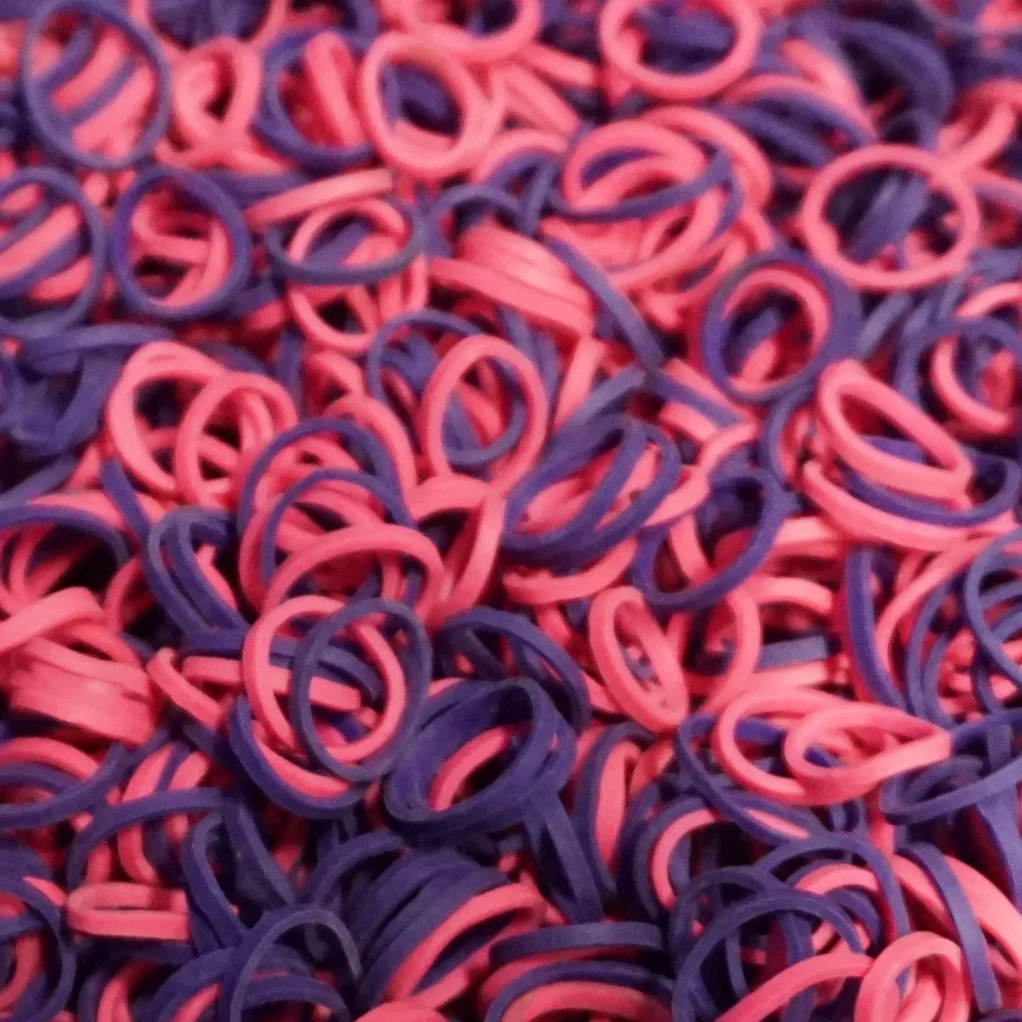Amelia Beauty | 1/2in, 500ct Elastic Rubber Band Pony Tail Holders | Made in USA | Dozen Pack