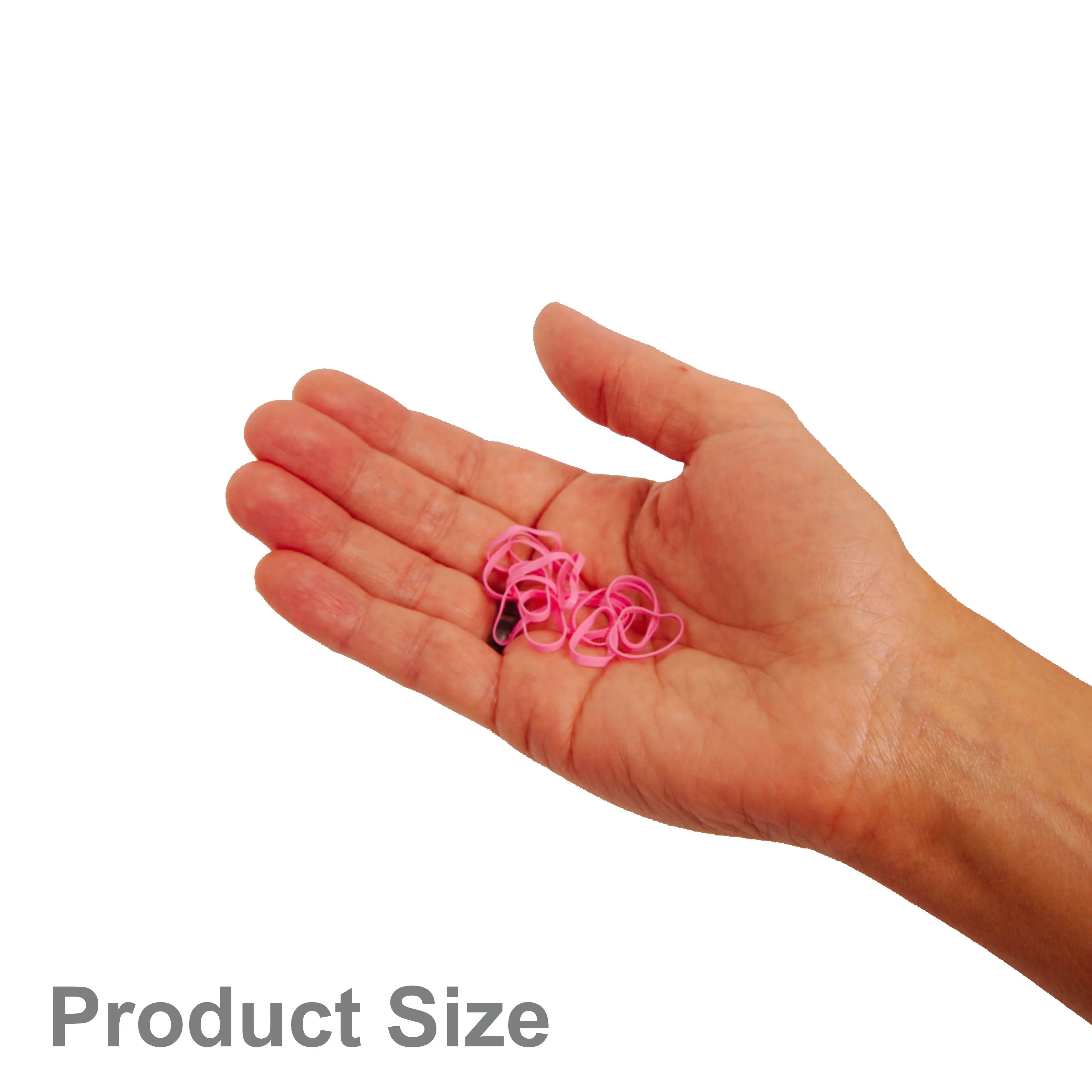 Amelia Beauty | 500ct, 1/2in Tangle Free Elastic Pony Tail Holders | Made in USA, Ideal for Ponytails, Braids | Dozen Pack