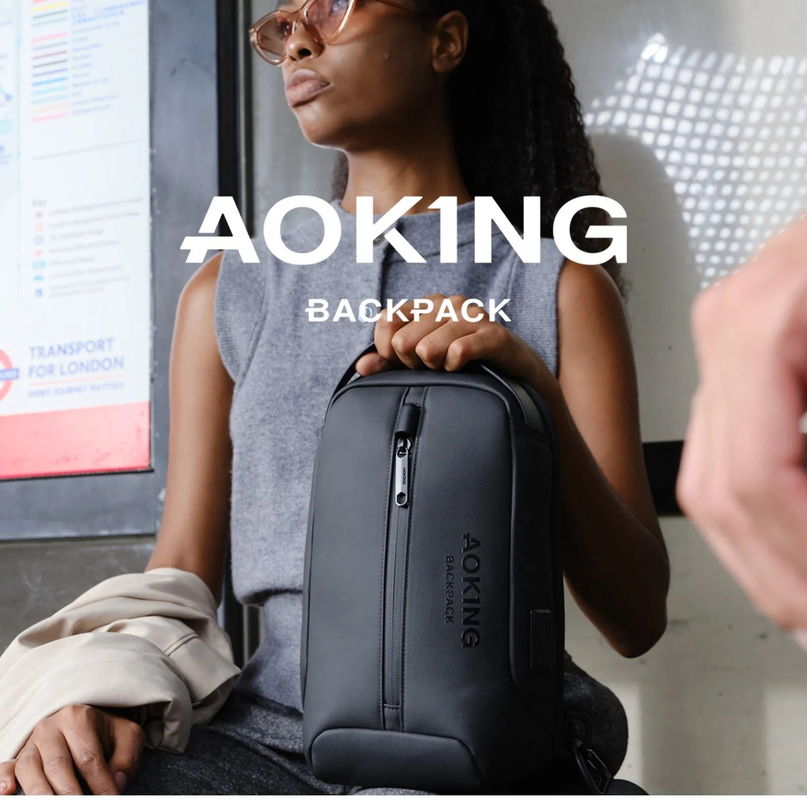 Aoking Men Waterproof Sling Bag SY4009