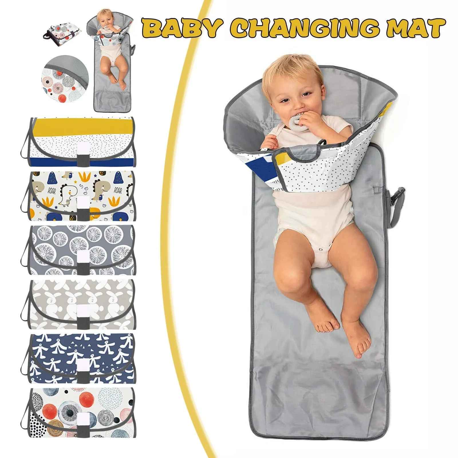 Baby Foldable Waterproof Diaper Changing Mat