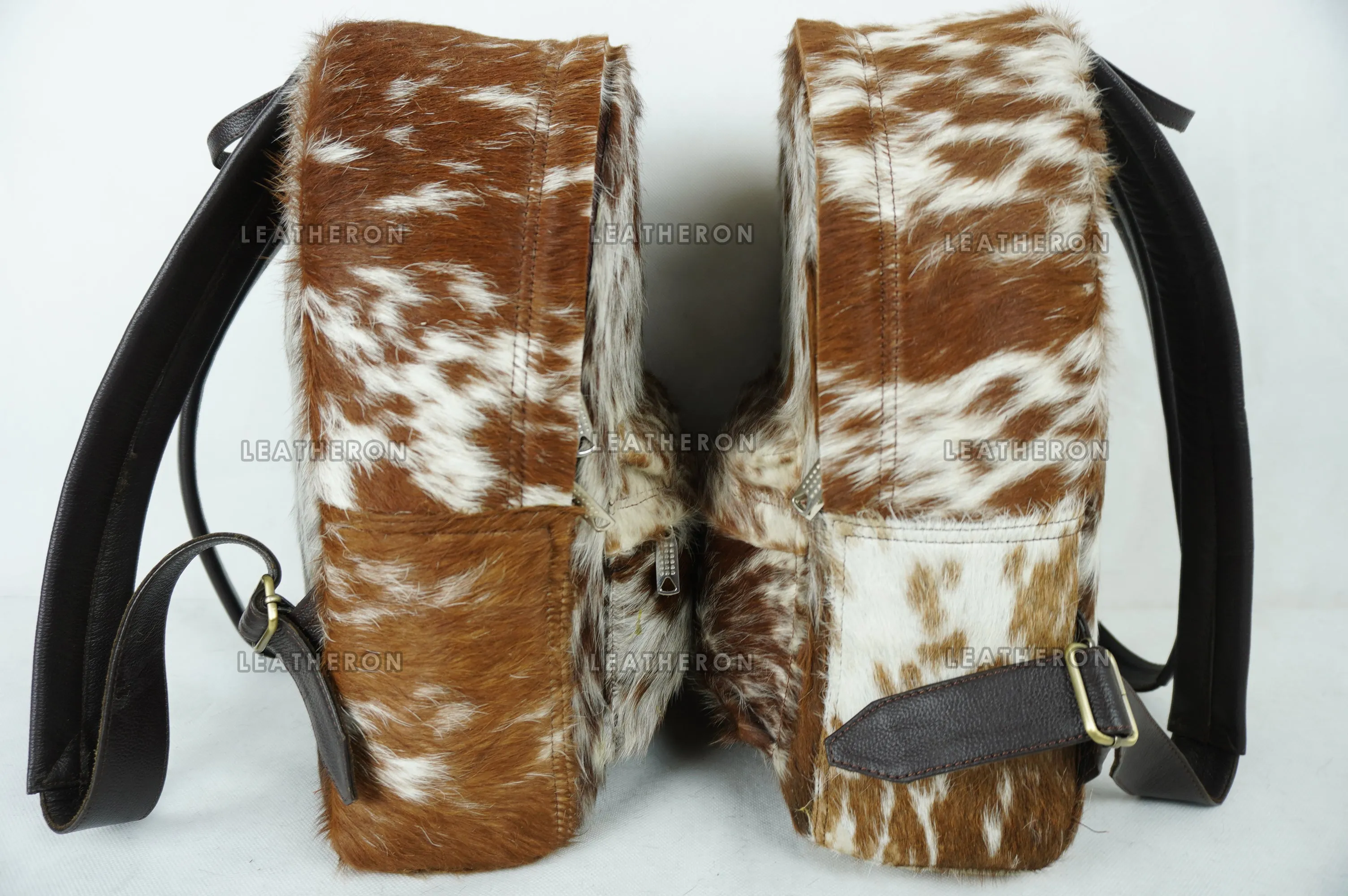 Backpack Bags!! Natural Cowhide Backpack Bags | 100% Hair On Cowhide Leather Backpack Bags | Real Cow skin Backpack Bags