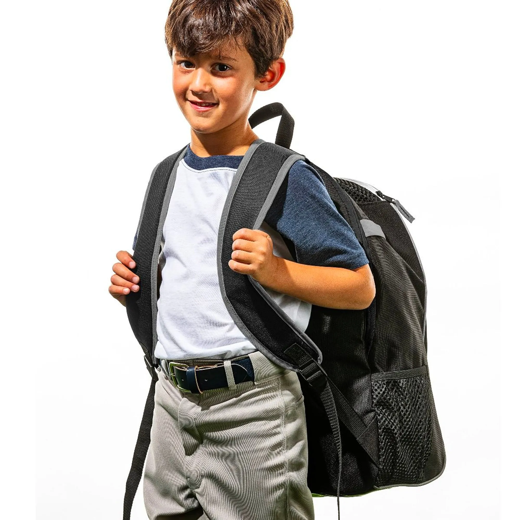 Backpack Mochila Beisbol Softbol Franklin Negro INFANTIL