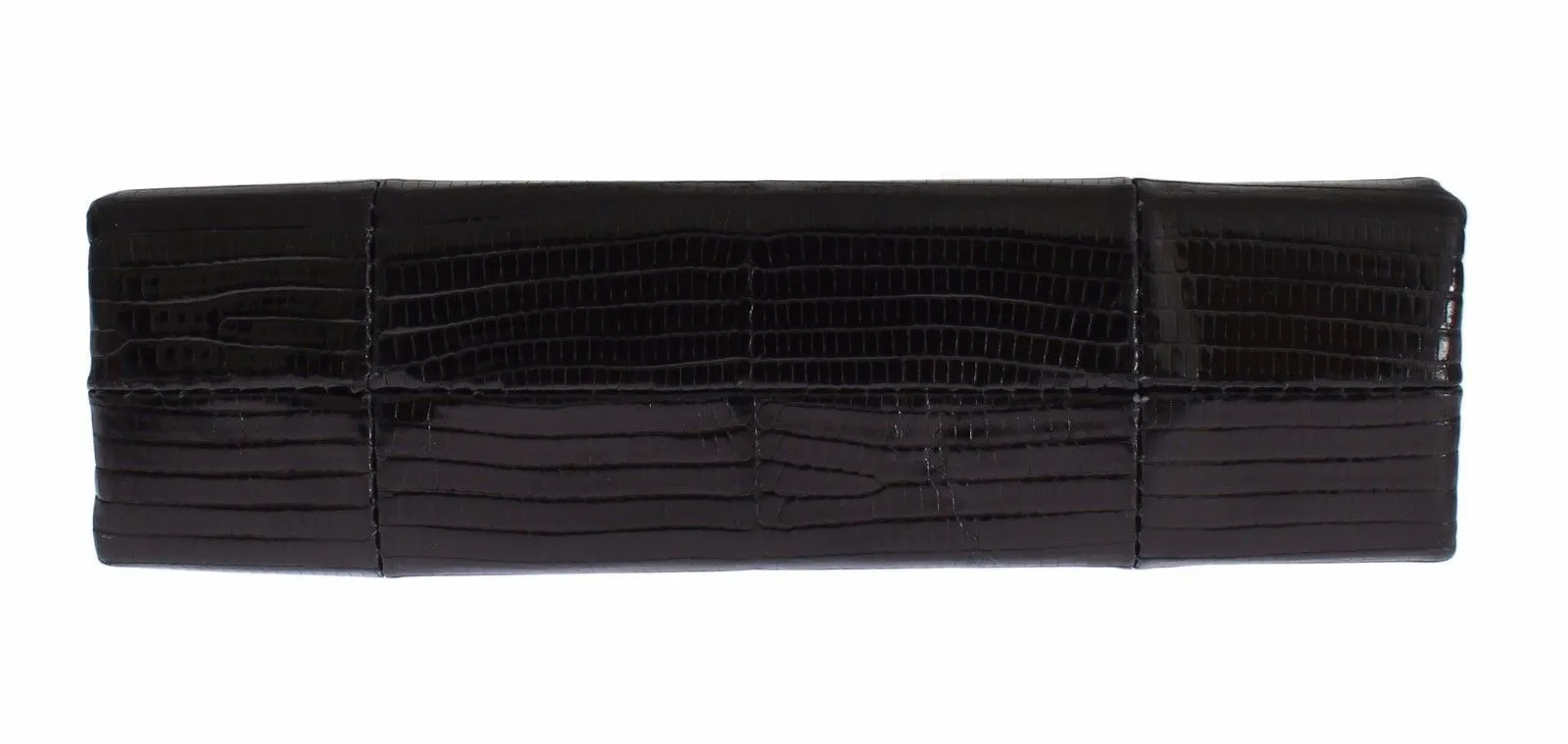 Bag Black Varano Lizard Shoulder Evening Party Clutch