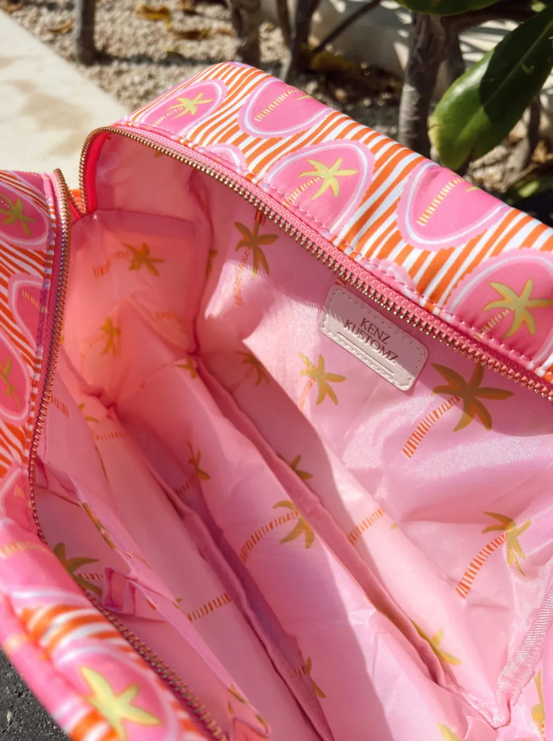 Beach Bum - Pink Palms XL