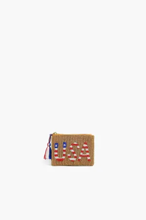 Beaded Mini Pouches-USA