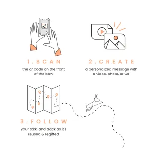 believe | qr card   gift bag