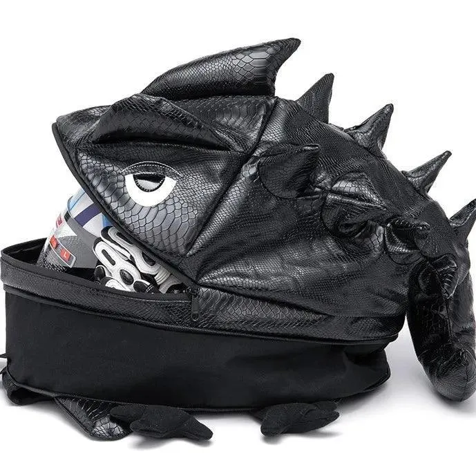 BINSONWHALE™ 4-in-1 LED Lizard Backpack/Tank Bag/Tail Bag/Helmet Bag