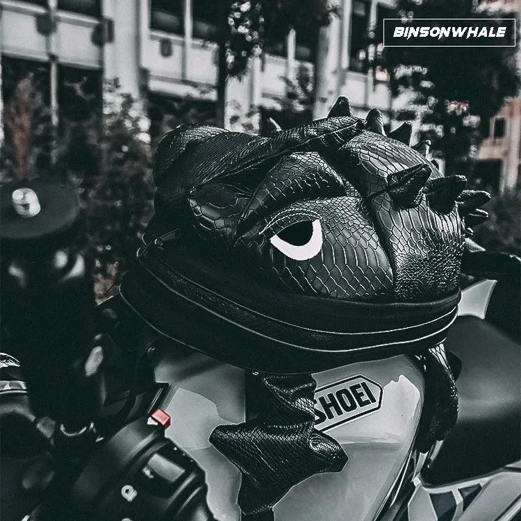 BINSONWHALE™ 4-in-1 LED Lizard Backpack/Tank Bag/Tail Bag/Helmet Bag