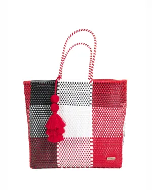Black and Red Sports Themed Playera Bag