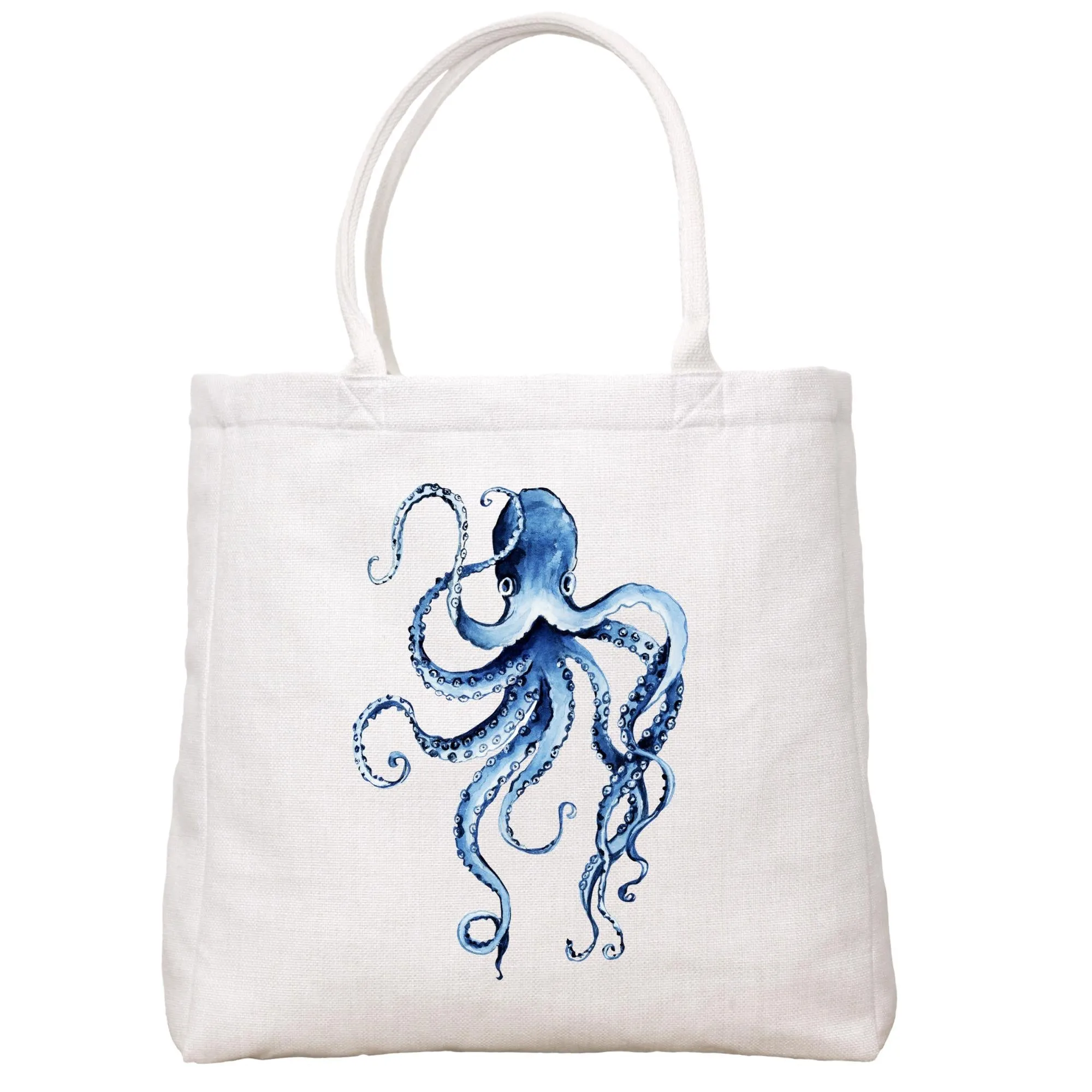 Blue Octopus Tote Bag