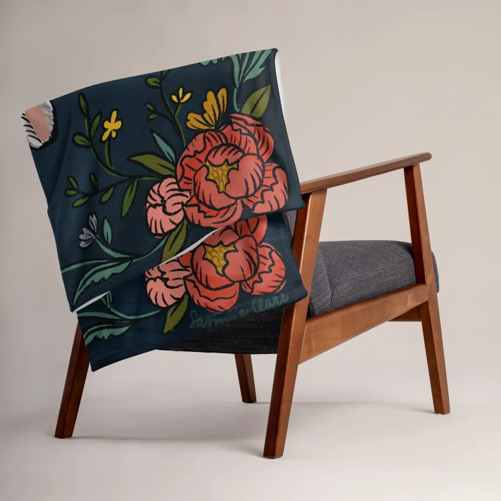 Botanical Hare Blanket