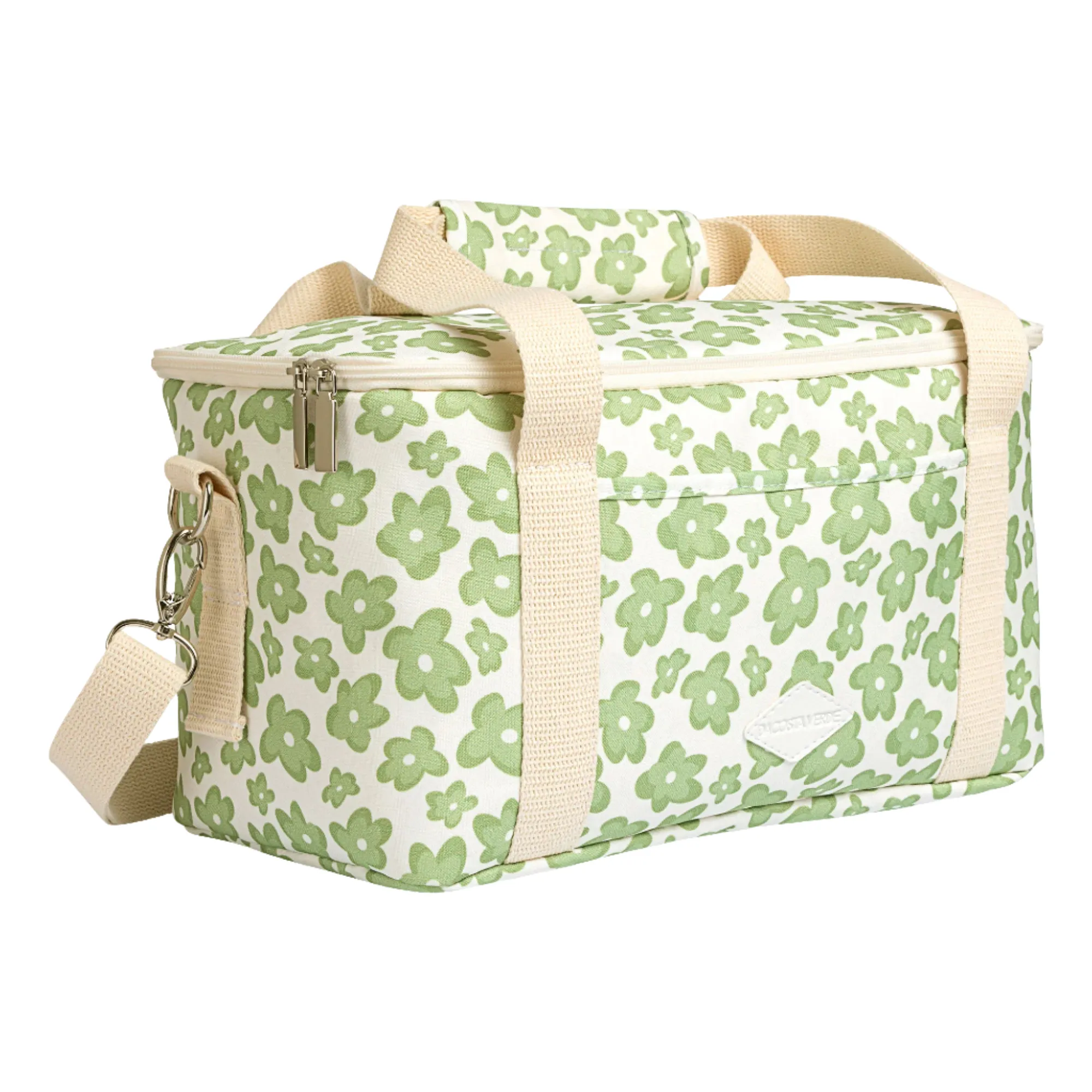 Box Cooler Sage Retro Floral