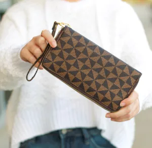 Brown Triangle Wallet