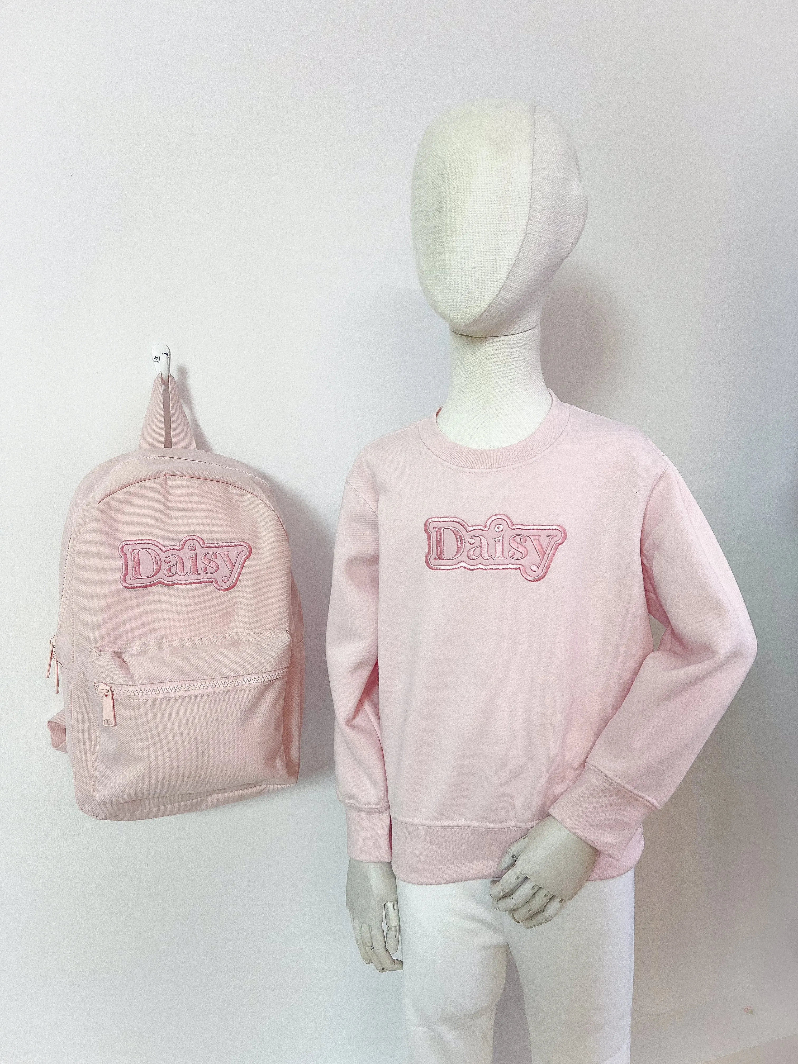 Bubble Name - Embroidered Backpack