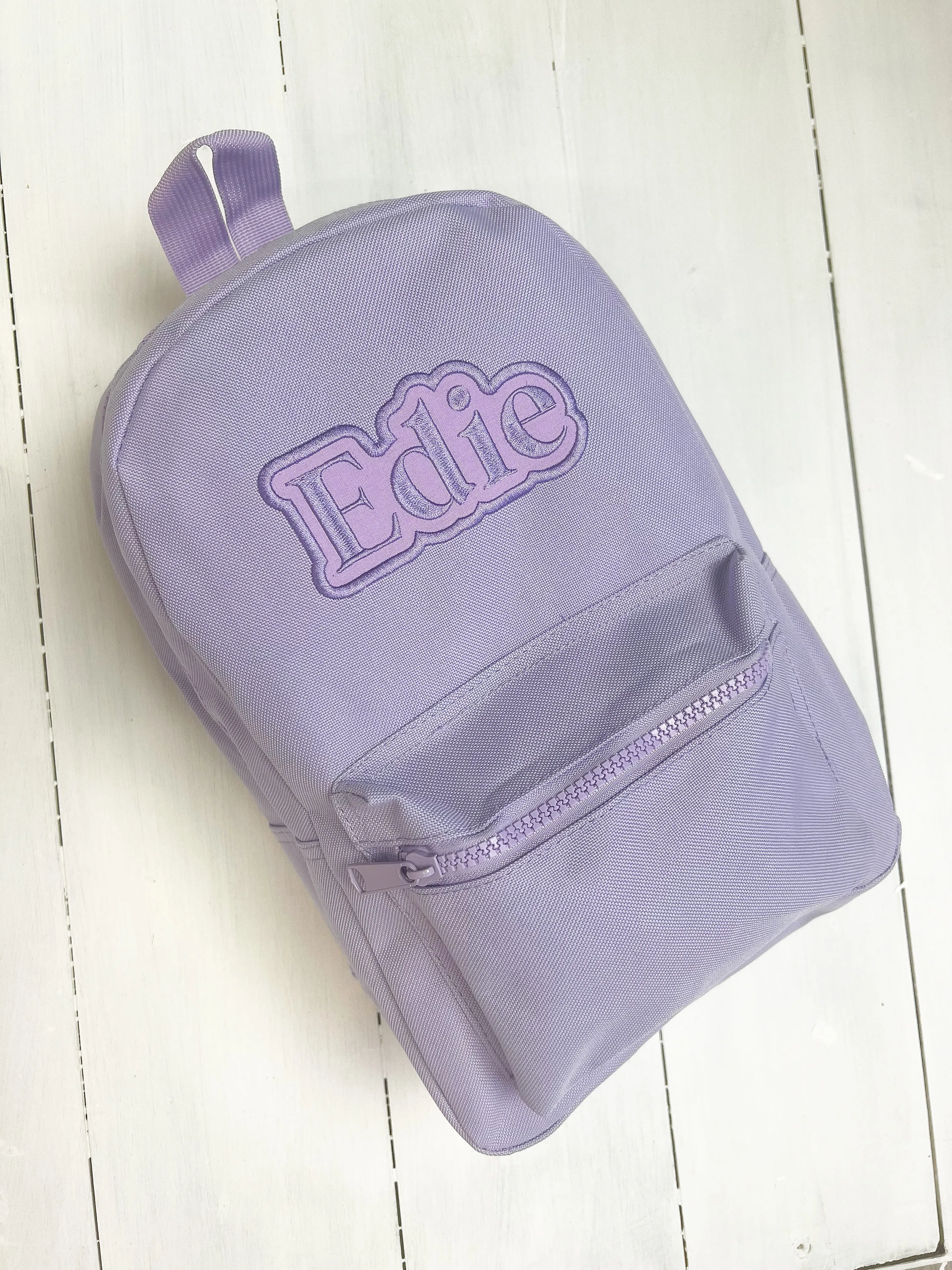 Bubble Name - Embroidered Backpack