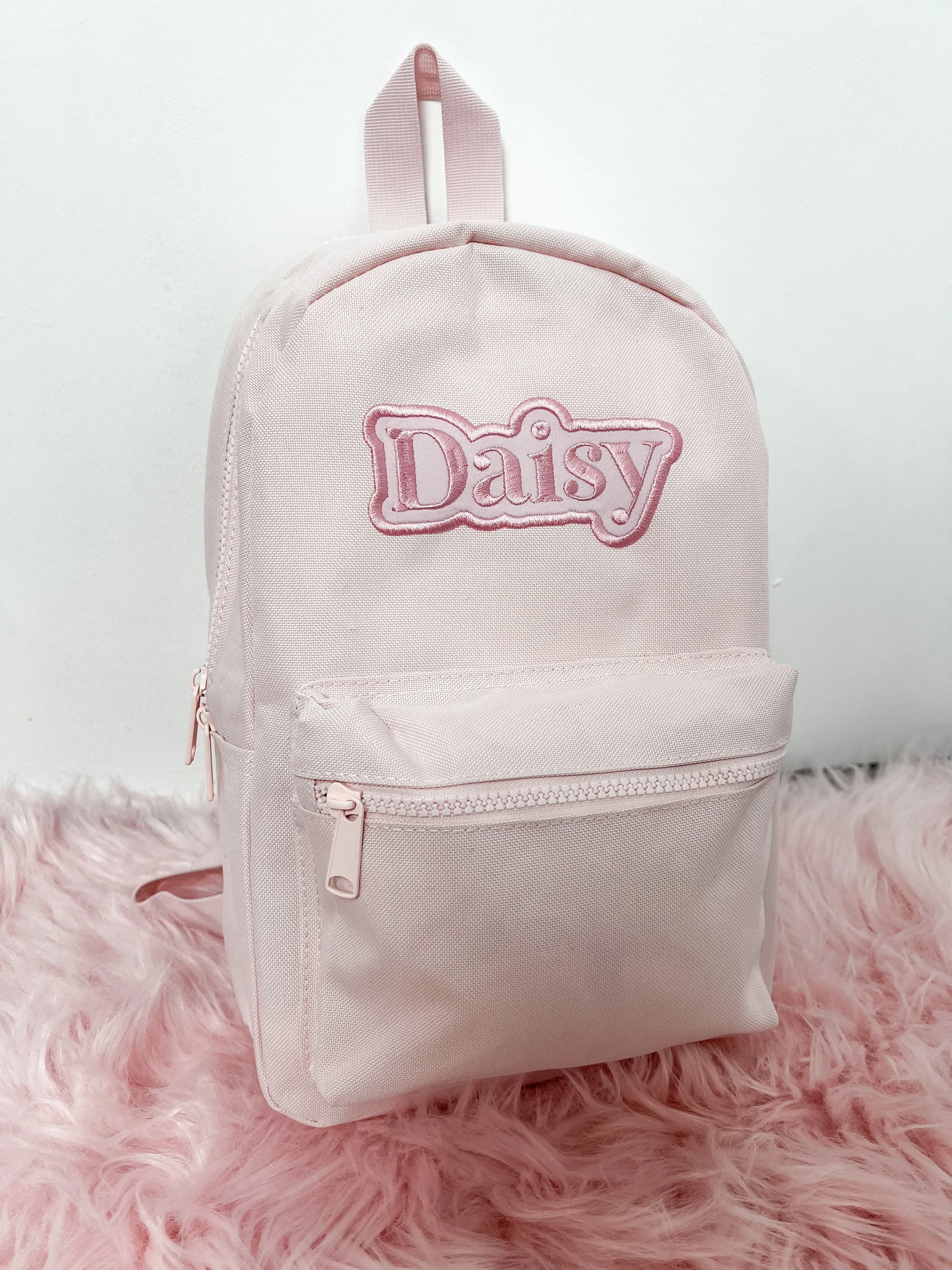 Bubble Name - Embroidered Backpack