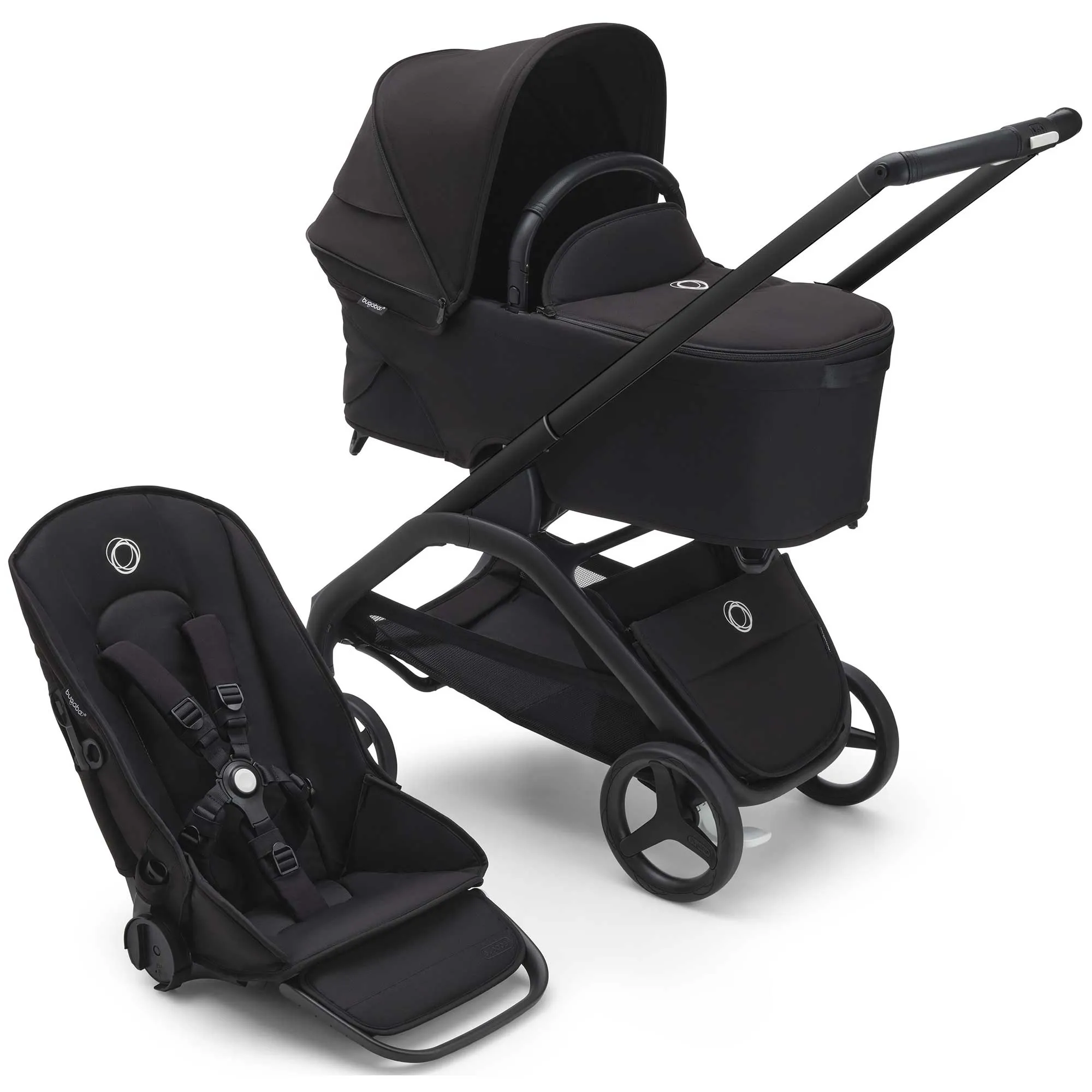 Bugaboo Dragonfly Complete Bundle - Black/Midnight Black