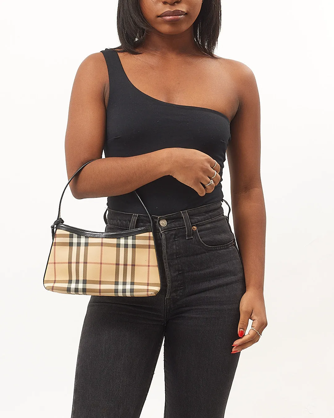 Burberry Nova Check Vintage Shoulder Bag