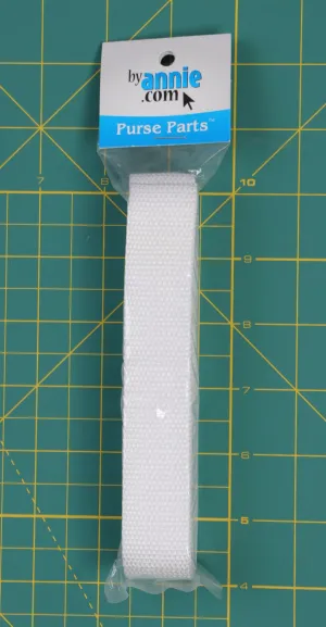 ByAnnie  Strapping - 1in x 3 yd-white