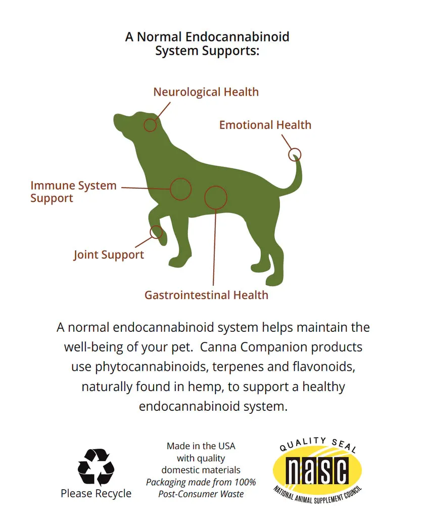 Canna Companion™ Hemp Supplement for Medium Dogs - NEURO Extra Strength