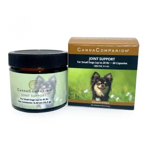 Canna Companion™ Hemp Supplement for Small Dogs - Joint/Regular Strength with additional CBDs for Joint Support