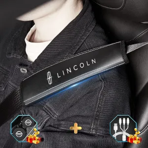 Car Seat Belt Covers (2PCS), Custom Fit For Your Cars, Microfiber Leather Seat Belt Shoulder Pads for More Comfortable Driving, Car Accessories LI13994
