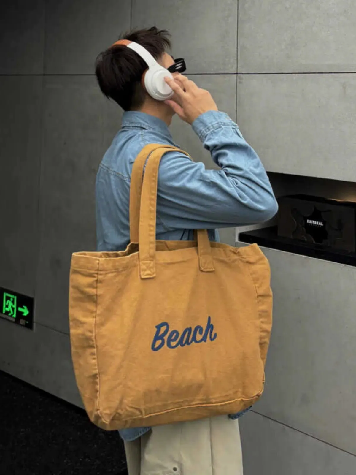 Casual Beach Tote Bag