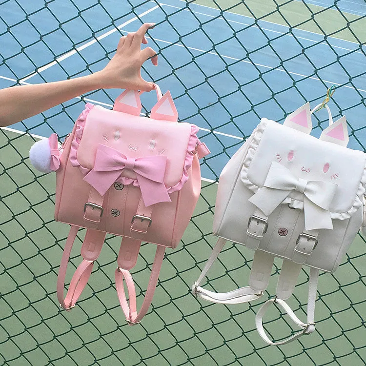 Cat Bow School Backpack YC30022