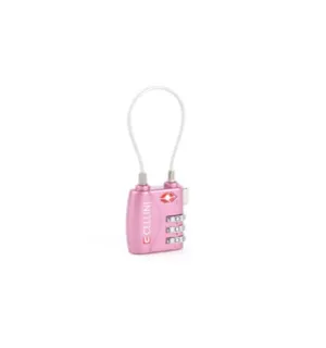 Cellini Accessories Tsa Cable Lock Pink 3310199