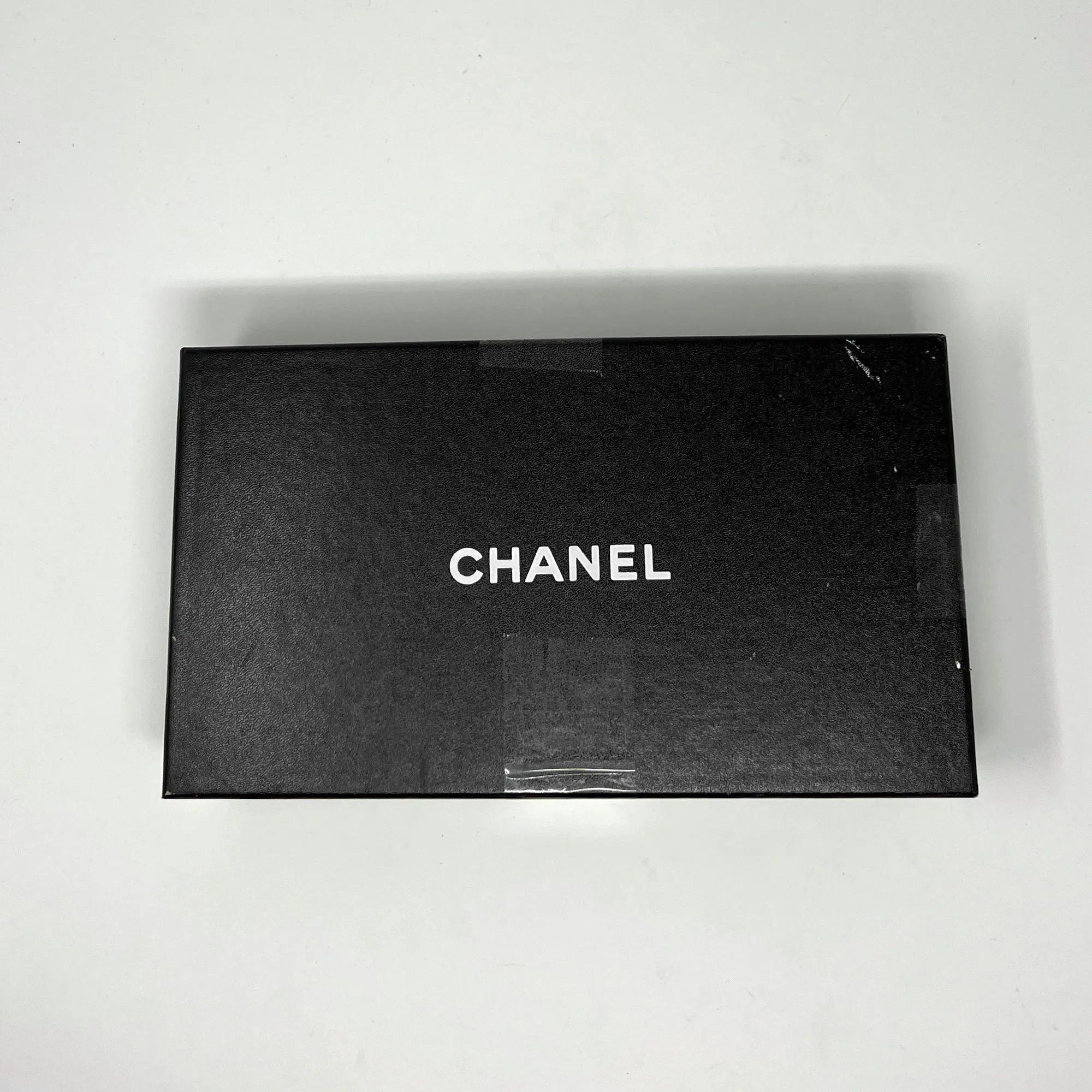 Chanel Diamante Swarovski Crystal Embellished. Black Satin Evening Bag Clutch