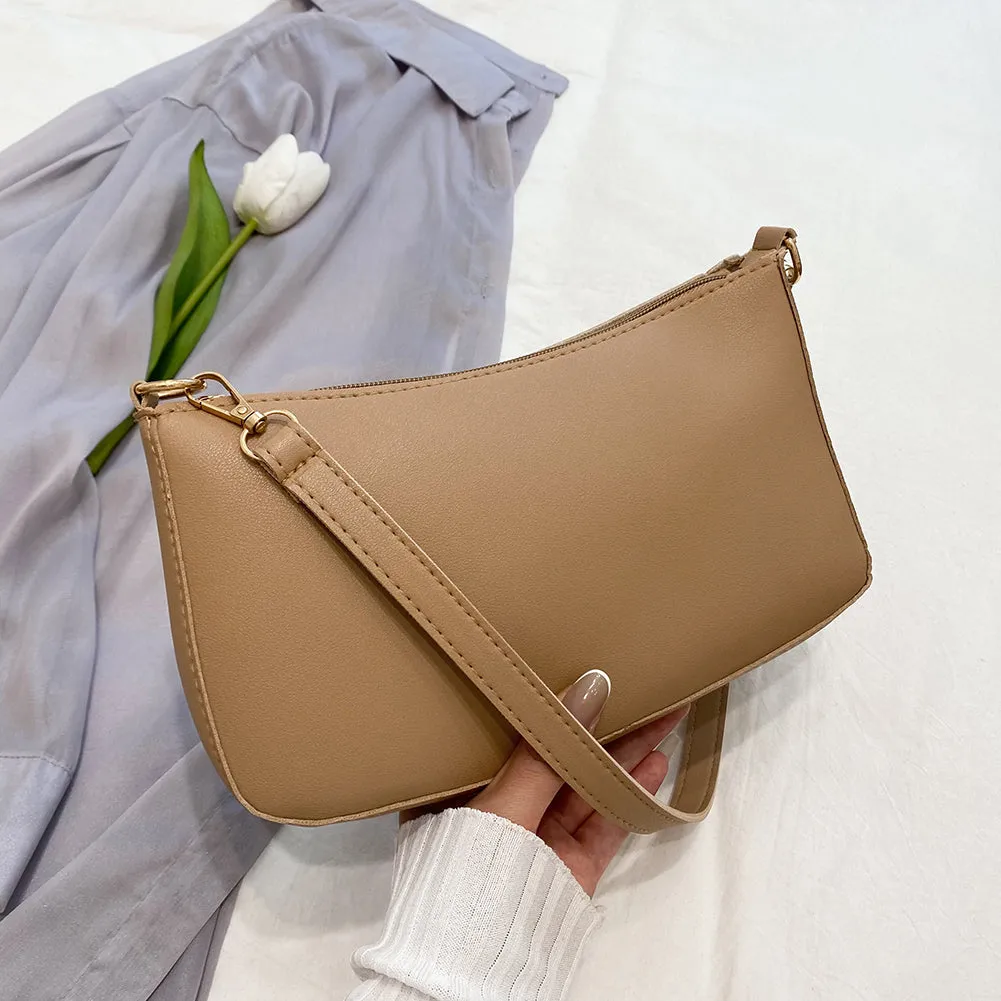 Chic Compact Vintage Leather Handbags