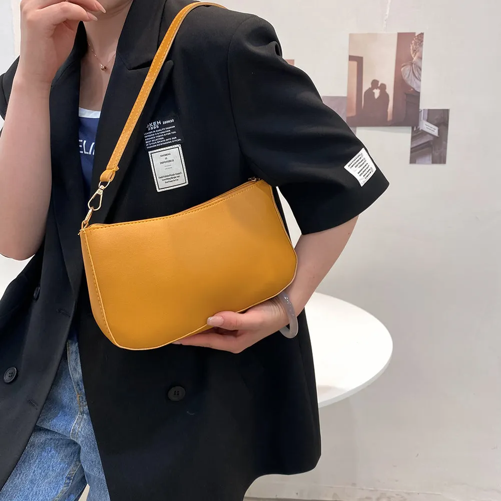 Chic Compact Vintage Leather Handbags