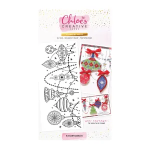 Chloes Creative Cards Photopolymer Stamp Set (DL) - Elegant Baubles