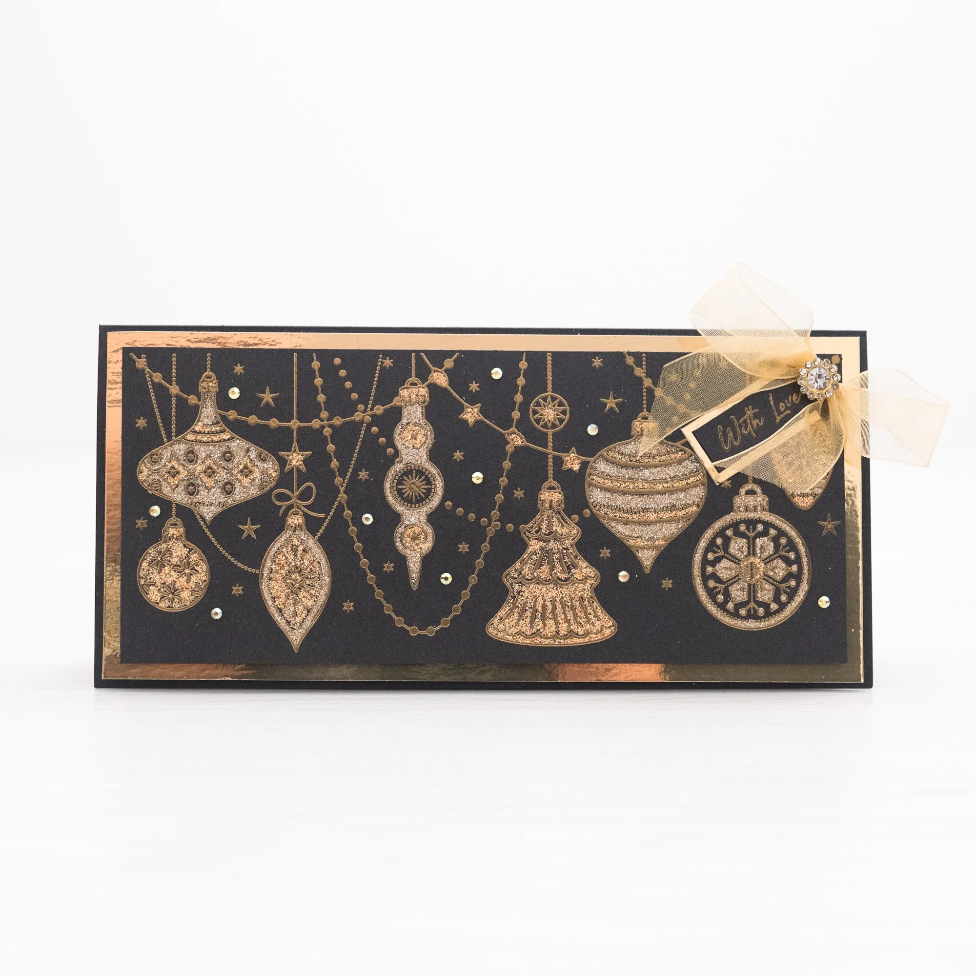 Chloes Creative Cards Photopolymer Stamp Set (DL) - Elegant Baubles