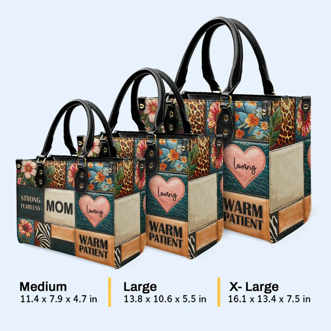 CHRISTIANARTBAG 'Attributes of a Mom' Patchwork Leather Handbag - CABLTHB09300324.