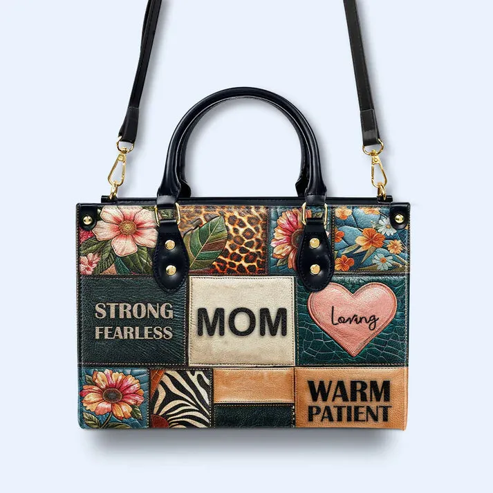 CHRISTIANARTBAG 'Attributes of a Mom' Patchwork Leather Handbag - CABLTHB09300324.