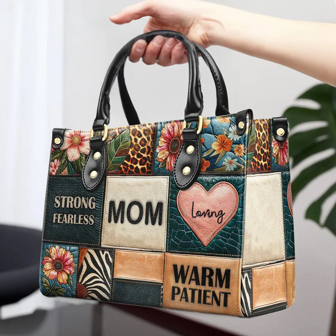 CHRISTIANARTBAG 'Attributes of a Mom' Patchwork Leather Handbag - CABLTHB09300324.